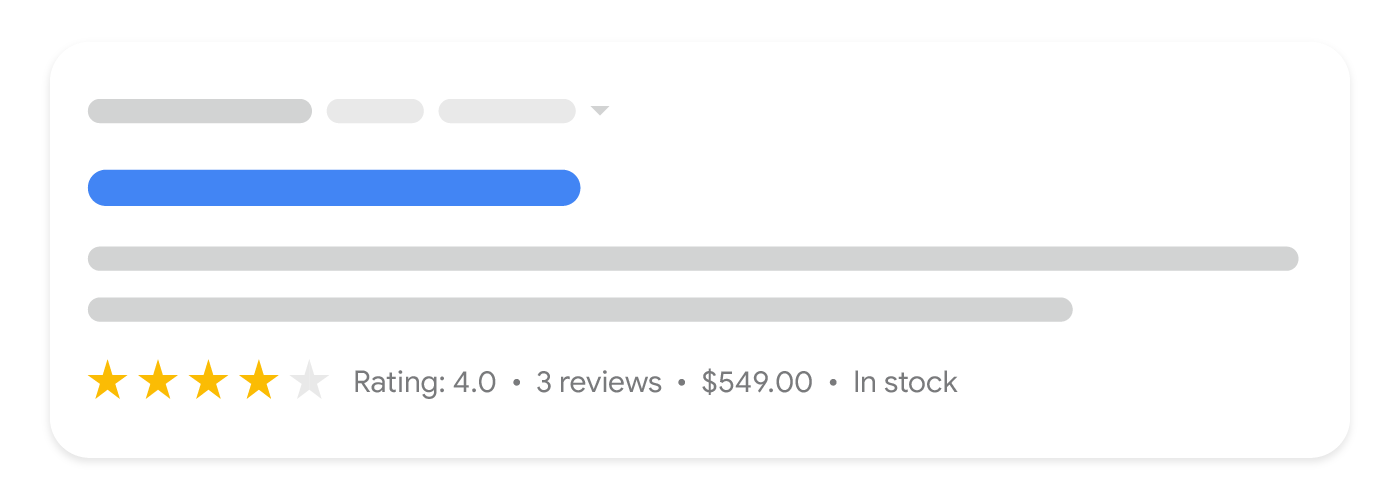 Product rich-result example